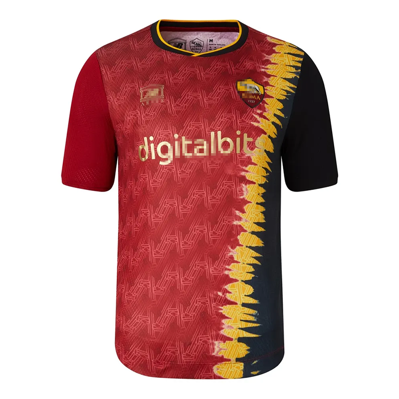 Camiseta AS Roma Rojo/Negro 2022/2023